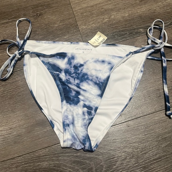 Aeropostale Other - Aeropostale Navy and White Bikini Bottom